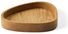 Scatola decorativa di colore naturale in legno 18x16x3 cm Curve M – LIND DNA