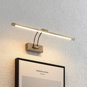 Lucande Felena lampada LED da quadri, ottone