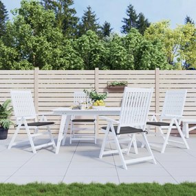 Cuscini Per Sedia 4 Pz Antracite 40x40x3 Cm İn Tessuto Oxford /