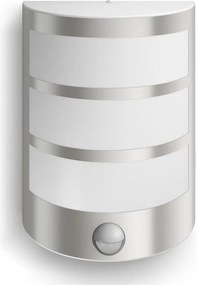 Philips 17324/47/16 - Lampada da esterno con sensore PYTHON LED/6W/230V IP44