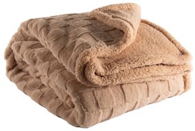 Coperta marrone in micropile 150x200 cm Rava – Tiseco Home Studio