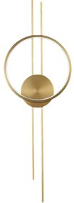 APPLIQUE DA PARETE LED APP1781-W BRUSH GOLD