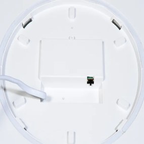 Ecolite WML300-CCT/24W/CR - Plafoniera LED MAKARON LED/24W/230V IP44 nero