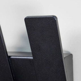 Attaccapanni da parete nero in metallo 64 cm Angle – Spinder Design