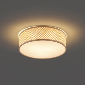 Lampada da soffitto in bambù orientale naturale 40 cm - Tremmo