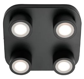 Nordlux - Clyde 4-Spot Plafoniera Black Nordlux