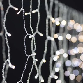 Nedis WIFILXC01W200- Tenda di Natale LED 200xLED/8 funzioni 6m IP65 Wi-Fi Tuya caldo