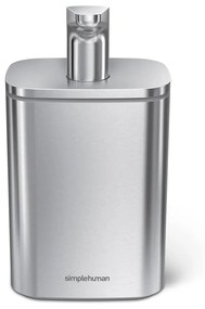 Dispenser di sapone in acciaio inox argento 473 ml - simplehuman