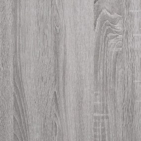 Mensole Parete 4pz Grigio Sonoma 60x30x1,5cm Legno Multistrato