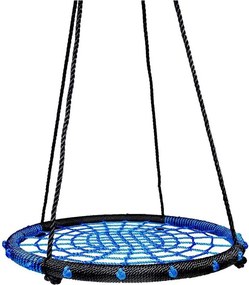 Altalena Ø 80 cm nero/blu