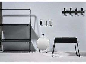 Appendiabiti da parete in acciaio grigio morbido A-Rack - Zone