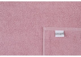 Asciugamani e teli da bagno in cotone rosa in set di 2 pezzi Dora - Foutastic