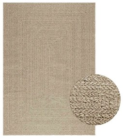 Tappeto Zızur Beige 140x200 Cm Aspetto Iuta Interni Ed Esterni /