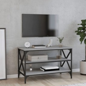 Mobile Porta Tv Grigio Sonoma 80x40x50 Cm İn Legno Multistrato /