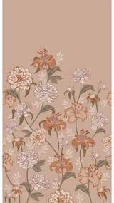 Fotomurale Fiori, terracotta