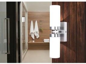 Globo 7816 - Applique da bagno SPACE 2xE14/40W/230V IP44