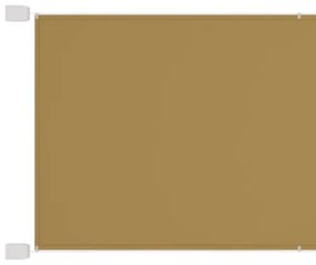 Paravento Verticale Beige 140x600 cm in Tessuto Oxford