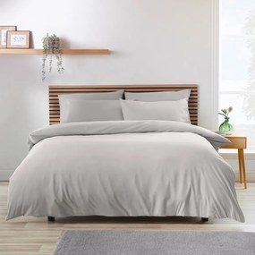 Biancheria da letto grigia in microfibra per letto matrimoniale/per letto esteso 230x220 cm So Soft Easy Iron – Catherine Lansfield