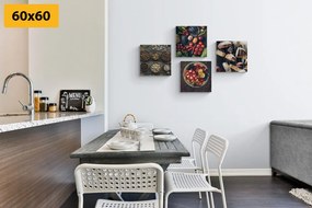 Set di quadri – Specialità su sfondo scuro