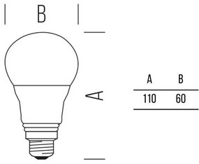 Goccia 806lm 8,4W E27 OP WW DIM