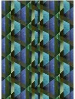 Designers Guild Wandbild Minakari Geo - Cobalt