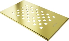 Mexen Hugo mascherina per piatto doccia, oro - 42910050