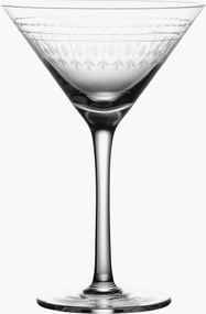 Set di 2 bicchieri da Martini in cristallo soffiato Ovals