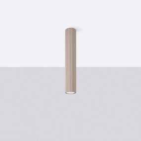 Faretto grigio tortora in metallo Gleam – Sollux