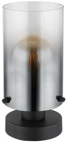 Globo 15907T - Lampada da tavolo FLORENTINA 1xE27/40W/230V diametro 12,5 cm nero