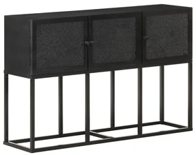Credenza 115x30x76 Cm İn Legno Massello Di Mango /