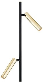 Argon 7083 - Lampada con piedistallo TORRE 2xG9/6W/230V nero/ottone