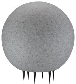 Lampada da esterno ARGENTO 1xE27/15W/230V diametro 50 cm IP65 grigio