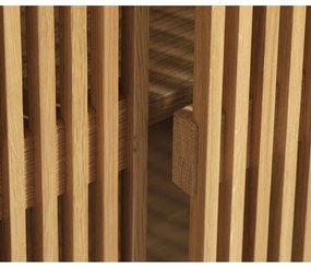 Mobile effetto rovere colore naturale 95x140 cm Tiber - Unique Furniture