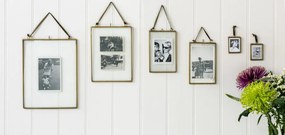 Cornice in metallo dorata 20x37,5 cm - Rex London