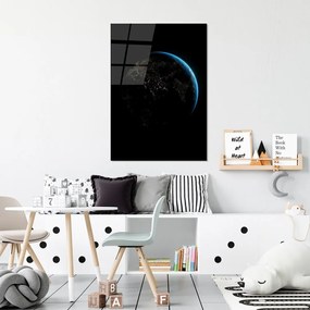 Pittura su vetro 70x100 cm Earth - Wallity