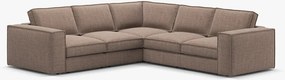 Divano angolare Pola in tessuto strutturato – 284x284x88 cm