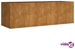 vidaXL Fioriera Rialzata da Giardino 120x40x40 cm in Acciaio Corten