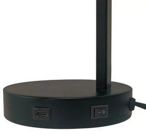 Nordlux - Lampada da tavolo WILMER 1xE14/40W/230V nera