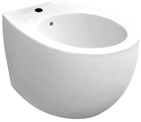 Bidet sospeso bianco lucido dinasty AZZURRA CERAMICA L 37 x H 31 x P 51 cm