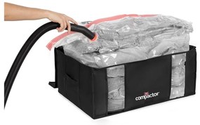 Scatola di stoccaggio nera con imballaggio sottovuoto Black Edition, volume 210 l - Compactor