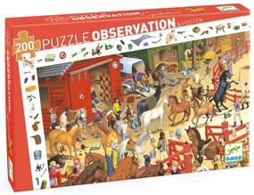 Un puzzle e un gioco di osservazione - equestre - 200 pezzi