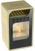 Stufa a Bioetanolo da Interno 3kW Vannini Fiammetta Junior Ventilata Beige