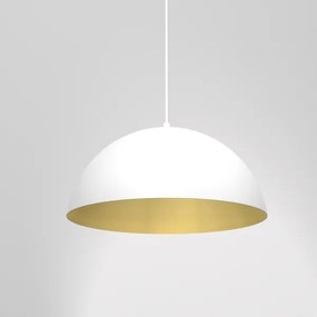 Lampadario su corda BETA 1xE27/60W/230V d. 35 cm bianco