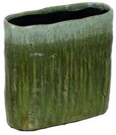 Vaso Verde Ceramica 32,5 x 15 x 31,5 cm