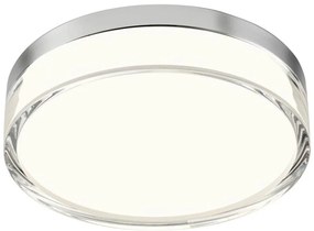 Redo 01-3727 - Plafoniera LED FRISBI LED/12W/230V 3000/4000K IP44 cromo