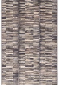 Tappeto in lana grigio 133x180 cm Grids - Agnella