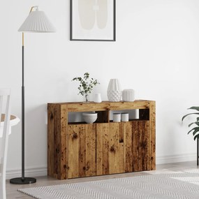 Credenza  legno vecchio legno ingegnerizzato 116 x 30 x 75 cm