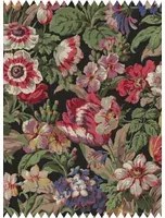 House of Hackney Stoff Florescence - Velvet - Noir
