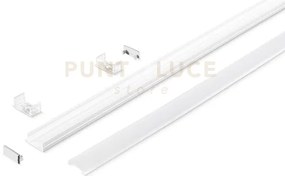 Gstp103- profilo in bianco sezionabile parete/soffitto piu diffusor...