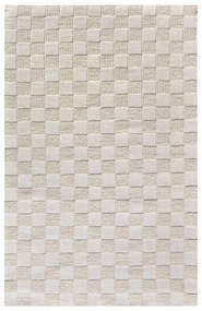 OVIEDO - tappeto in lana avorio con decoro